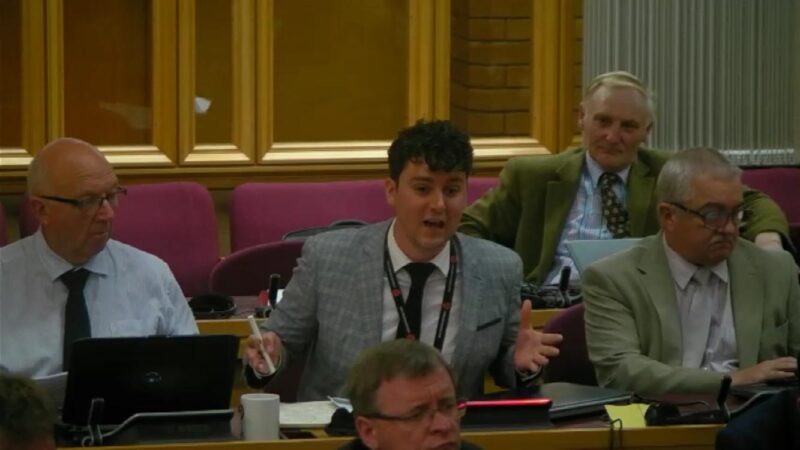 Matthew in the Council Chamber