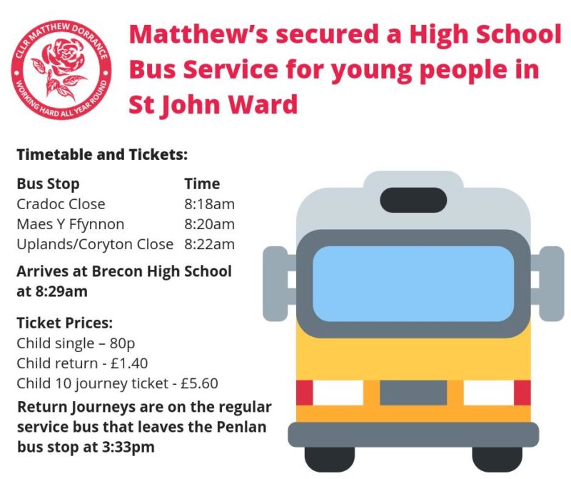 Details of the timetable and tickets prices