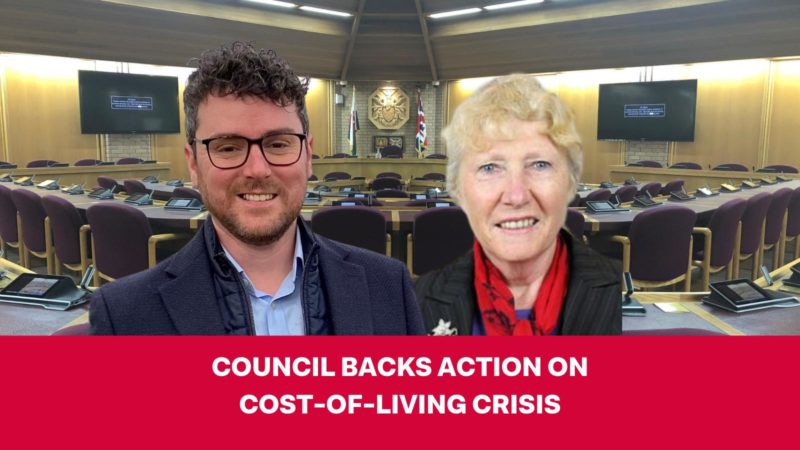 Cllr Matthew Dorrance and Cllr Sandra Davies called on the Council to back their motion.