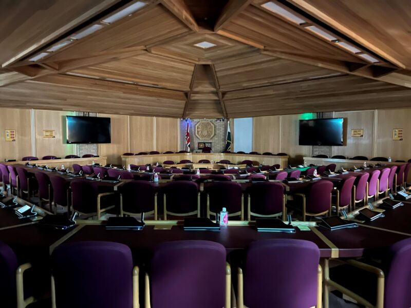 The Chamber at Powys County Hall