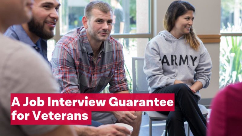 A guaranteed interview scheme for armed forces veterans has been launched by Powys County Council.