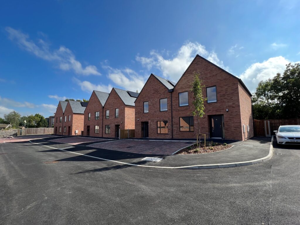 New Council homes in Powys.